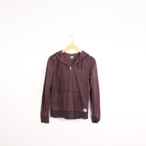 *Roots Purple  3/4 Zip Sweater - Picture 4 of 7
